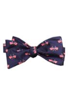 Men's Lazyjack Press Doodle Dandy Silk Bow Tie, Size - Blue