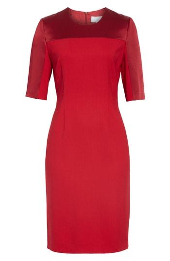 Women's Boss Danufa Stretch Wool Sheath Dress