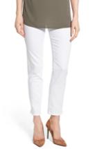 Petite Women's Nydj 'millie' Pull-on Stretch Ankle Skinny Jeans P - White