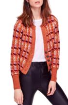 Women's Free People Retro Romance Cardigan - Orange