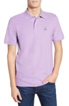 Men's Psycho Bunny Classic Pique Polo (m) - Purple