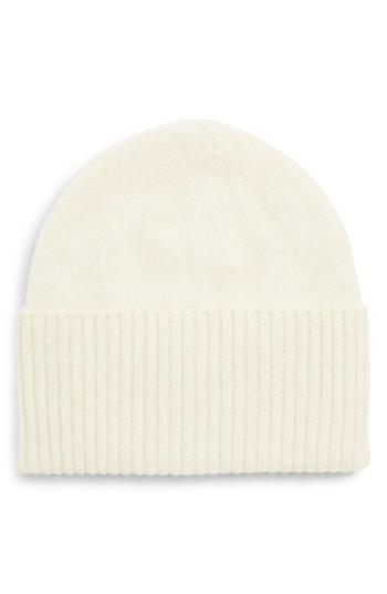 Women's Frye Wool Beanie - Ivory