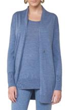 Women's Akris Punto Long Wool Cardigan