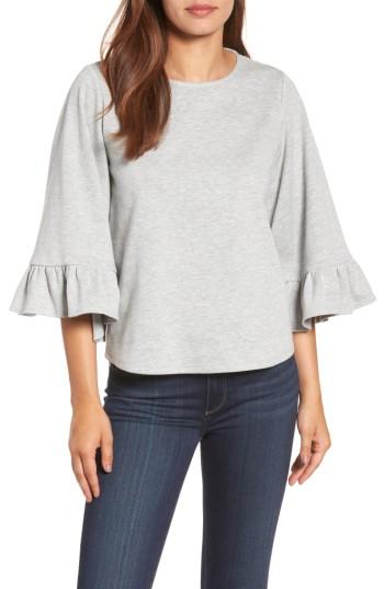 Women's Gibson Bell Sleeve Sweatshirt - Grey