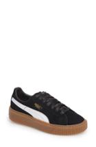 Women's Puma Suede Platform Core Sneaker .5 M - Black