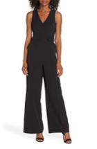 Women's Vince Camuto Laguna Crepe Jumpsuit - Black