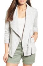 Petite Women's Caslon Stella Knit Jacket P - Grey