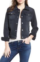 Women's Schott Nyc Crop Leather Jacket - Black