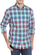 Men's Vineyard Vines Elmwood Classic Fit Plaid Sport Shirt, Size - Green