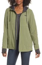 Women's The North Face Mountain Zip Hooded Sweatshirt - Green