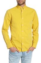 Men's Wax London Bampton Solid Sport Shirt - Yellow