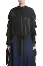 Women's J.w. Anderson Soft Tudor Blouse Us / 10 Uk - Black