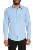 Men's Zachary Prell Nees Gingham Sport Shirt, Size - Blue
