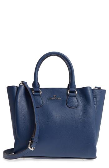 Celine Dion Small Adagio Leather Satchel - Blue