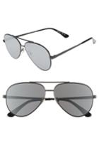 Men's Saint Laurent Classic 11 Zero 60mm Aviator Sunglasses - Black
