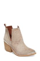 Women's Jeffrey Campbell Cromwell Cutout Genuine Calf Hair Western Boot M - Brown