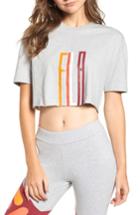 Women's Fila Domenica Crop Cotton Tee - Grey