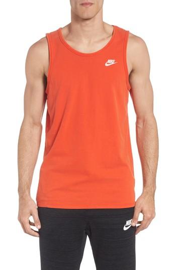 Men's Nike Nsw Wash Pack Tank - Red