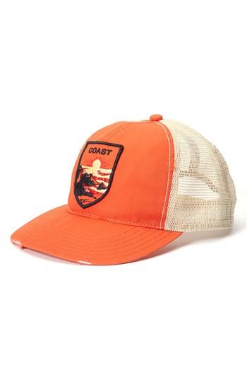 Men's Goorin Brothers Coast Out Trucker Hat - Orange