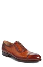 Men's Magnanni Orba Cap Toe Oxford .5 M - Brown