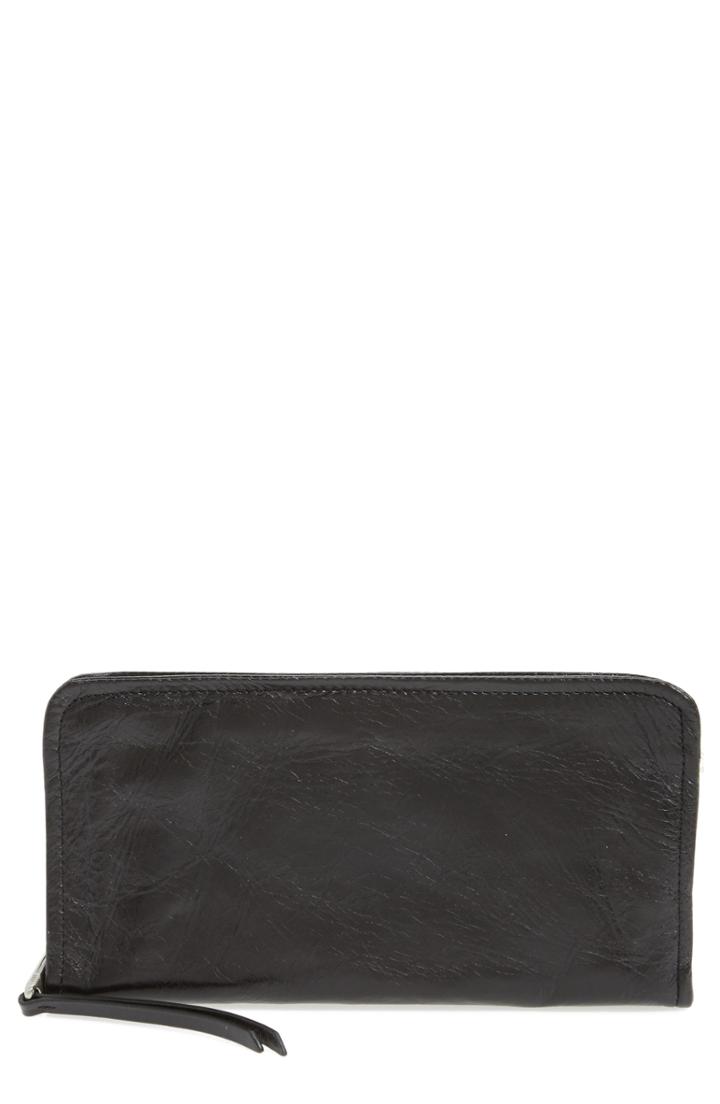Women's Hobo Remi Zip-around Wallet - Black