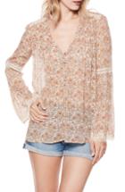 Women's Vince Camuto Sleeveless Side Drawstring Rumple Blouse