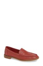 Women's Sperry Seaport Penny Loafer M - Red