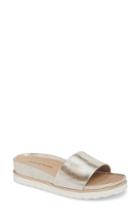 Women's Donald Pliner Cava Slide Sandal M - Metallic