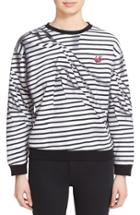 Women's Mcq Alexander Mcqueen 'broken Stripes' Sweatshirt