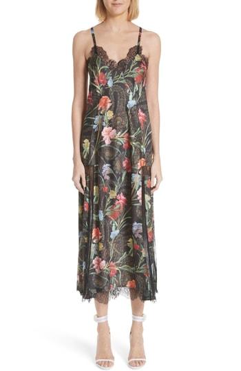 Women's Off-white Elsa Floral Slipdress Us / 36 It - Black