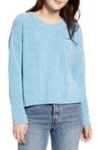 Women's Cotton Emporium Chunky Chenille Sweater - Blue