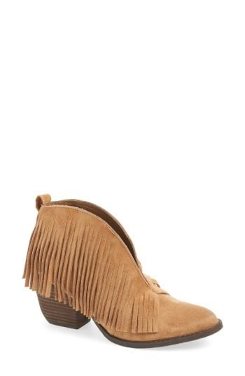 Women's Matisse Lambert Fringe Bootie (women) .5 M - Brown