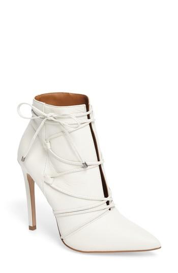 Women's Steve Madden Anika Pointy Toe Boot M - White