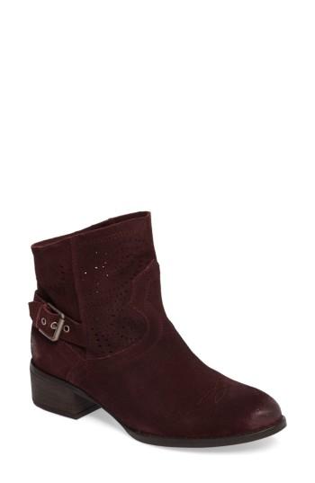 Women's Naughty Monkey Zoey Perforated Bootie M - Purple