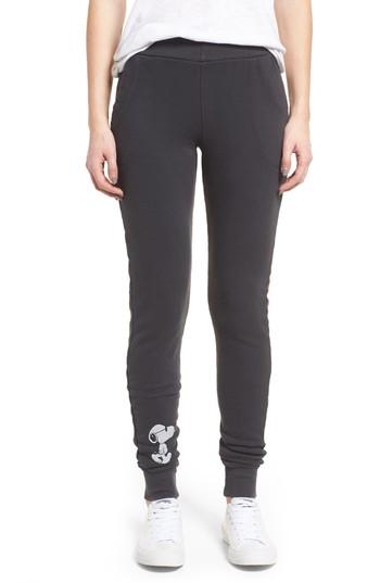 Women's Daydreamer Snoopy Sweatpants - Black