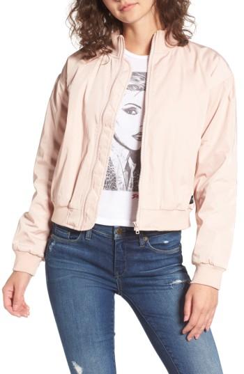Women's Obey Mako Bomber Jacket - Pink