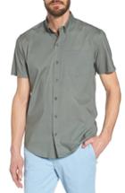 Men's W.r.k Slim Fit Stretch Short Sleeve Sport Shirt - Green