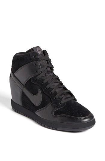 Nike 'dunk Sky Hi' Wedge Sneaker (women) Womens Black/