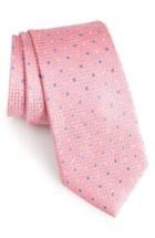 Men's Calibrate Gest Dot Silk Tie, Size - Pink