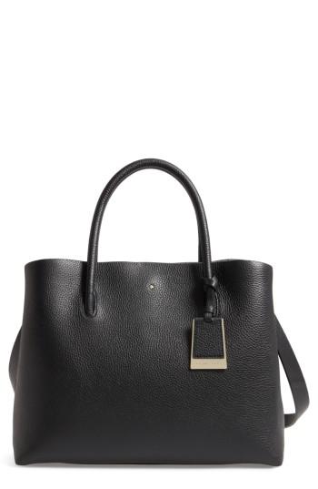 Kate Spade New York Large Madison Knollwood Drive - Celestina Leather Satchel - Black