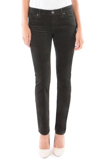 Women's Kut From The Kloth Diana Stretch Corduroy Skinny Pants (similar To 14w) - Green