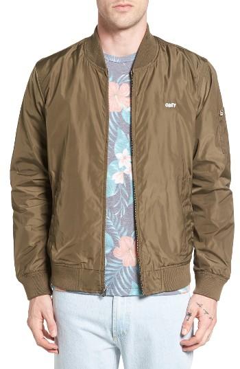Men's Obey Eightball Ii Bomber Jacket