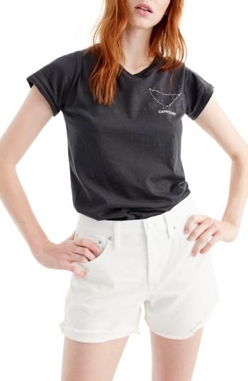 Women's J.crew Horoscope Tee - Grey