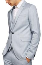 Men's Topman Classic Fit Suit Jacket R - Blue
