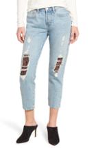 Women's Levi's Made & Crafted(tm) 501 Ripped Crop Jeans (lmc Jaws Ii)
