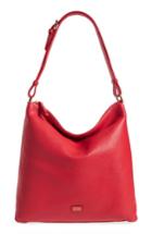 Frances Valentine Simone Slouchy Leather Hobo - Red