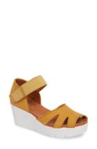 Women's Bos. & Co. Sharon Platform Wedge Sandal .5-7us / 37eu - Yellow