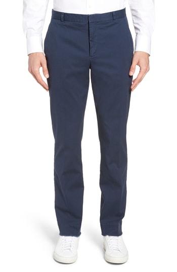 Men's Atm Anthony Thomas Melillo Slim Fit Stretch Twill Pants - Blue