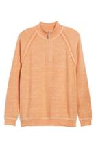 Men's Tommy Bahama Sandy Bay Half-zip Pullover, Size - Orange