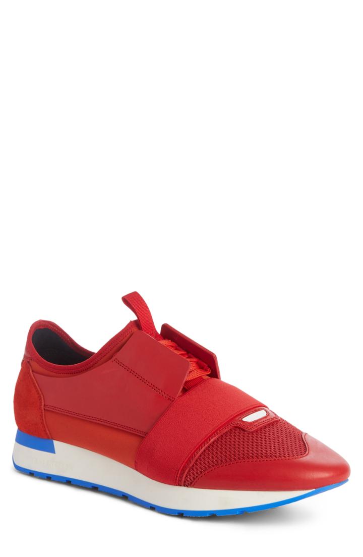 Men's Balenciaga Race Runner Sneaker Us / 47eu - Red